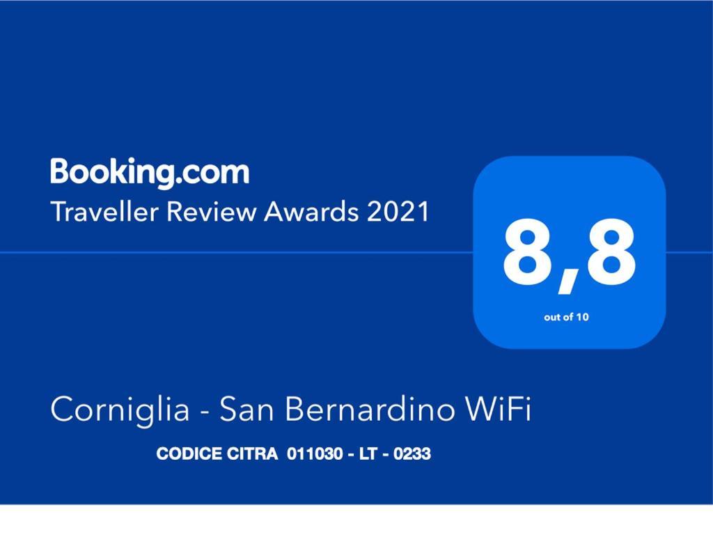 Corniglia - San Bernardino Wifi Exterior foto
